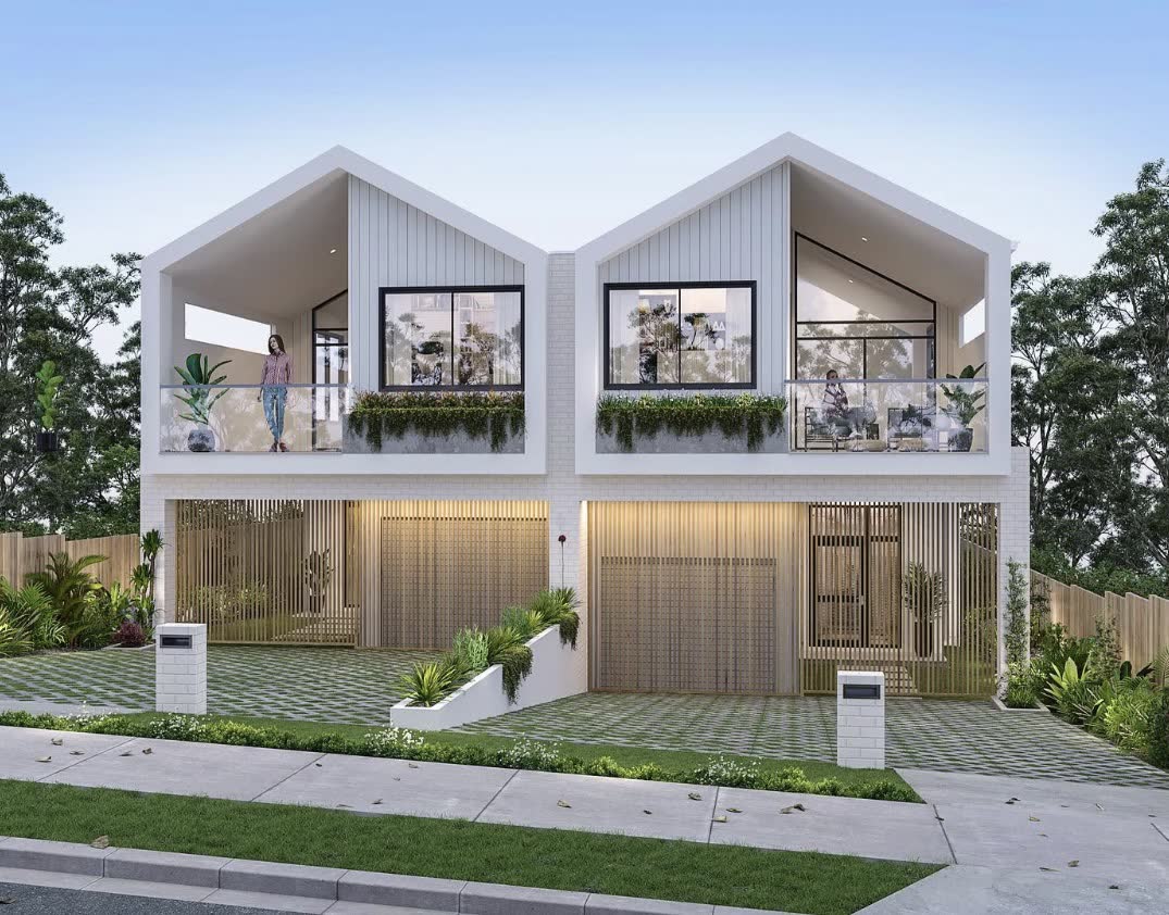 Contemporary duplex on the Northern Beaches